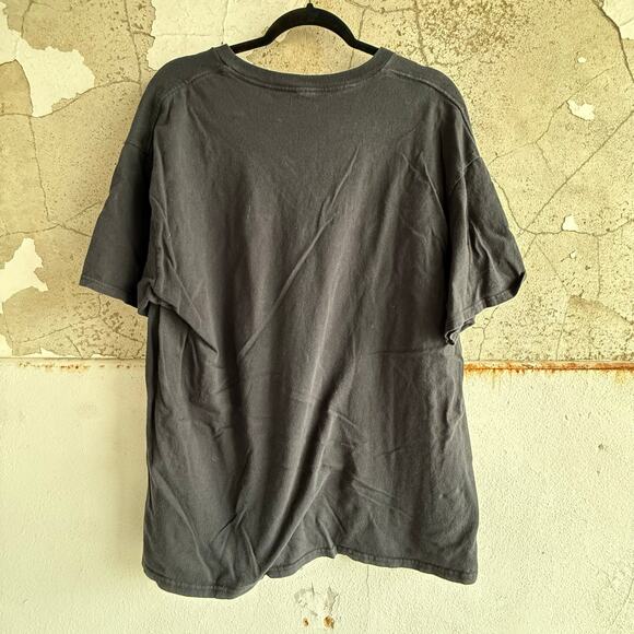 Vintage Las Vegas T Shirt XL Single Stich Neon Pink Embroidered Script Palm Tee - Picture 3 of 7